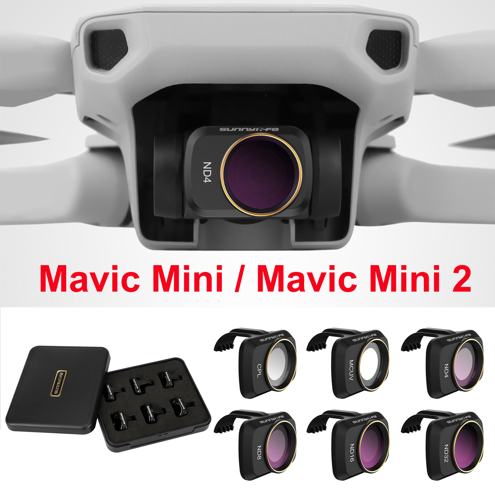 Camera Lens ND-PL Filters STAR UV CPL ND 4 8 16 32 Kit For DJI MAVIC 2 PRO Drone