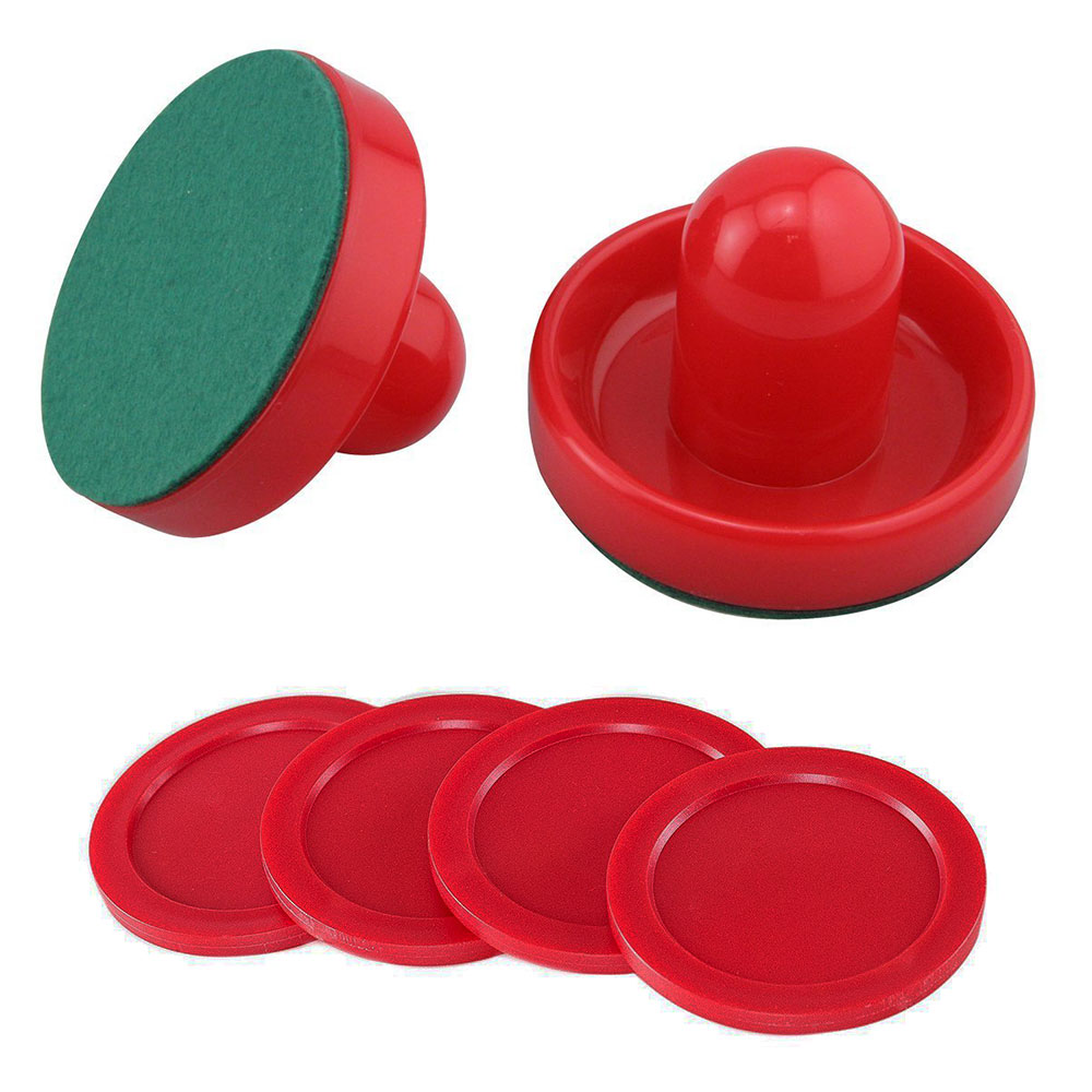 Air Hockey Set Home Table Game Replacement Accessories 2-Pucks 4